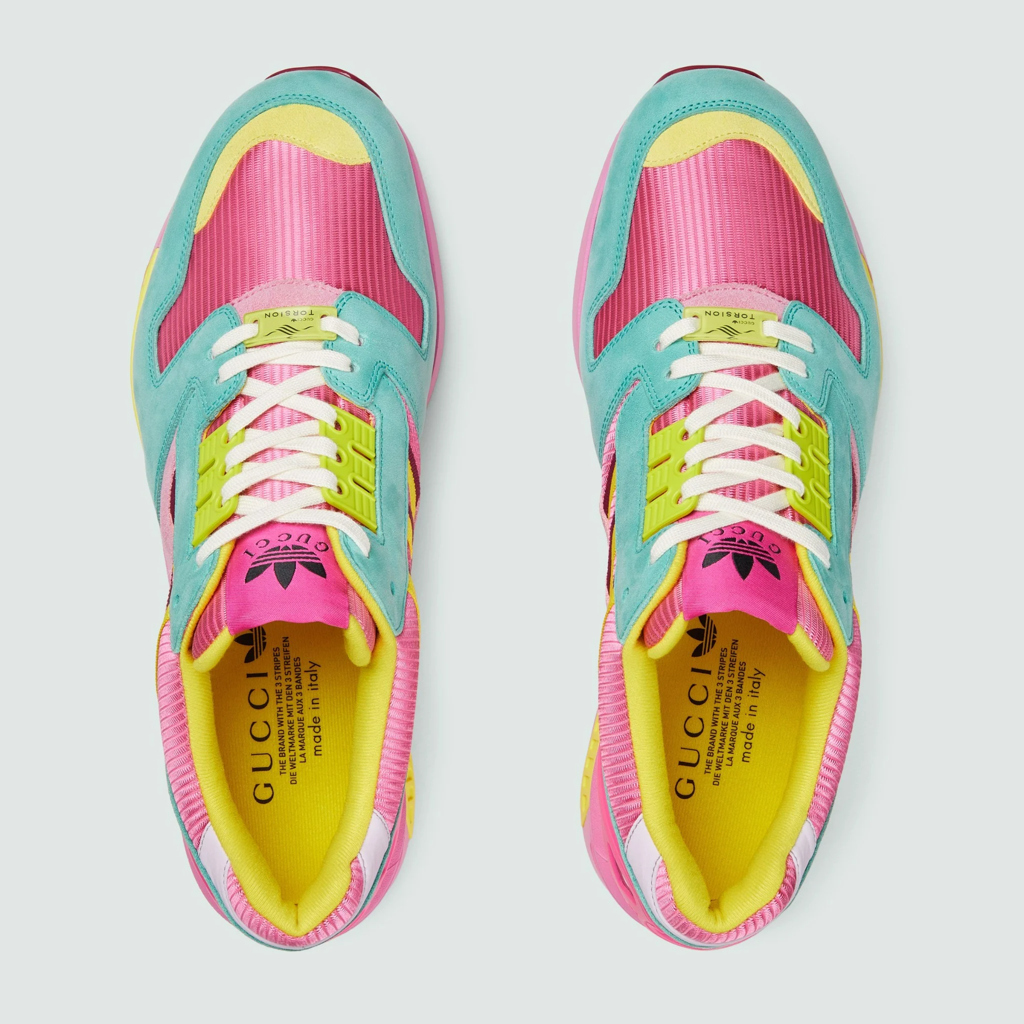 Giày Adidas X Gucci Zx8000 Sneaker 'Pink Aquamarine' 721936-AAA9E-3942 - Ảnh 4