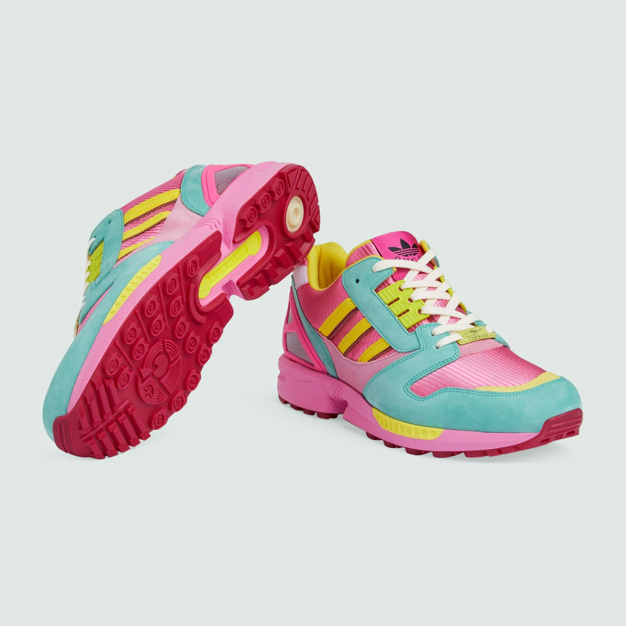 Giày Adidas X Gucci Zx8000 Sneaker 'Pink Aquamarine' 721936-AAA9E-3942 - Ảnh 3