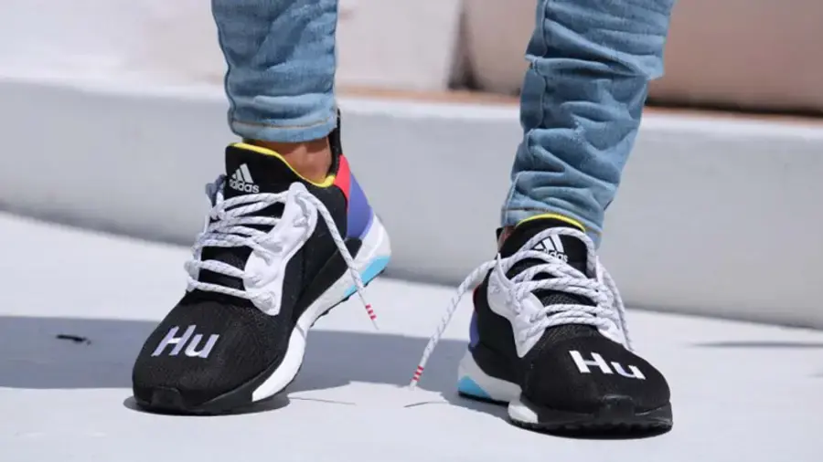 Giày Adidas Pharrell Williams Solar HU Glide 'Black' BB8041 - Ảnh 6