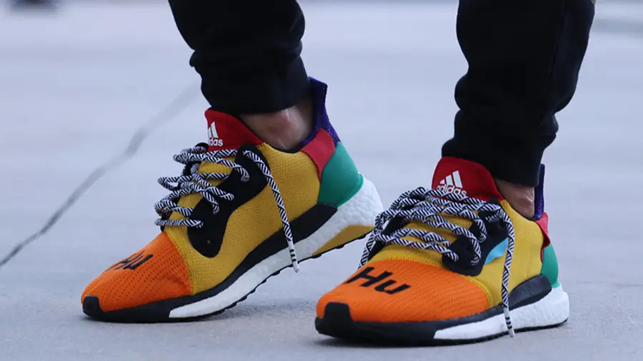 Giày Adidas Pharrell Williams X Adidas Solar Hu Glide 'Yelow' BB8042 - Ảnh 7