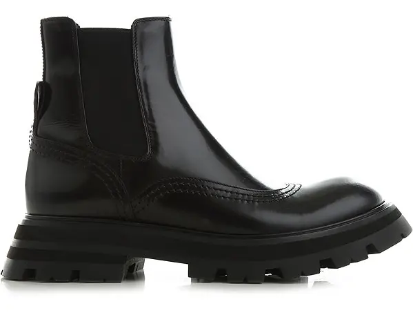 Giày Alexander McQueen Oversized Chelsea Boot 666367-WHZ84-1000