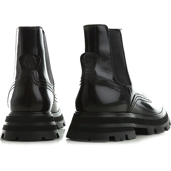 Giày Alexander McQueen Oversized Chelsea Boot 666367-WHZ84-1000 - Ảnh 4