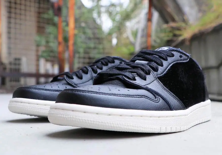 Giày Nike Wmns Air Jordan 1 Retro Low NS 'Black' AO1935-001 - Ảnh 4