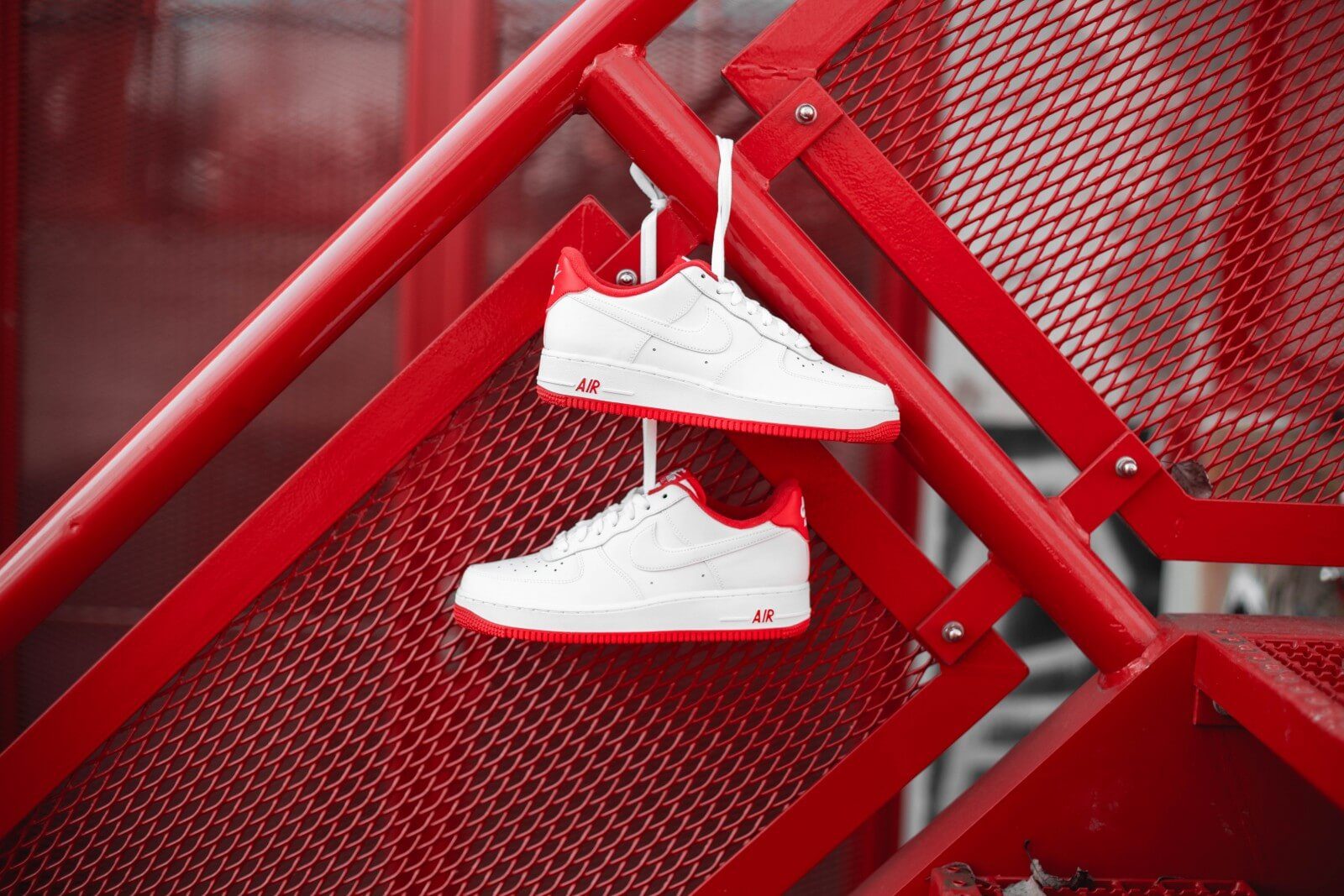 Giày Nike Air Force 1 Low 'University Red' CD0884-101 - Ảnh 2