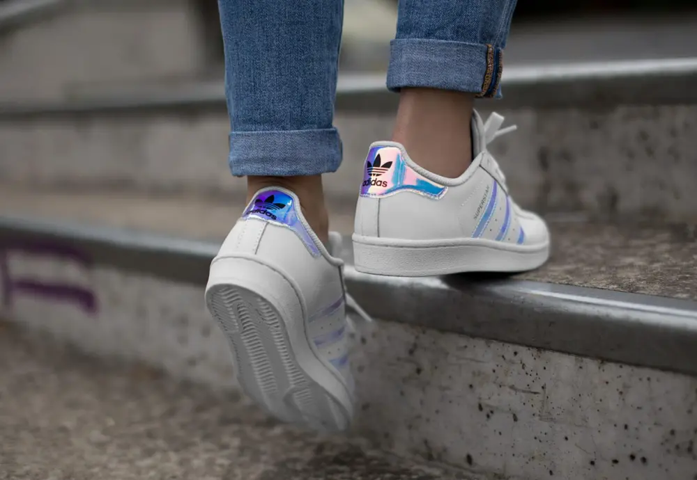 Giày Adidas Superstar J 'Iridescent' AQ6278 - Ảnh 5
