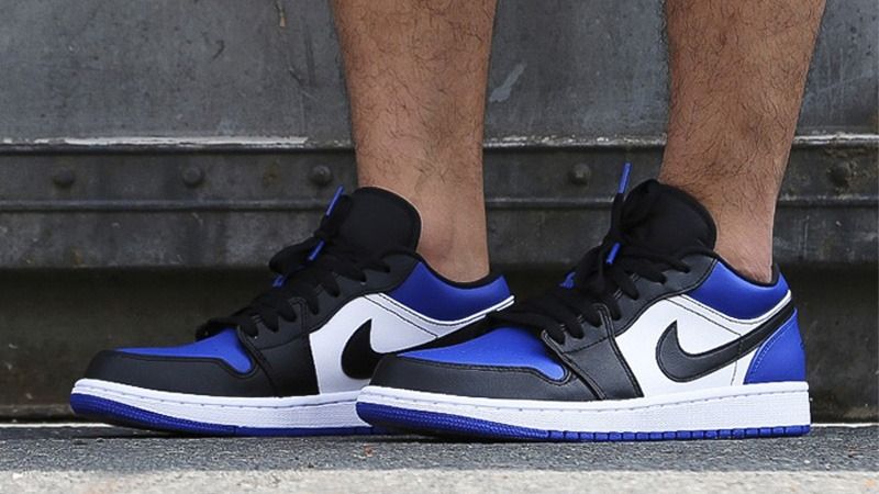 Giày Nike Air Jordan 1 Low GS 'Royal Toe' CQ9486-400 - Ảnh 6