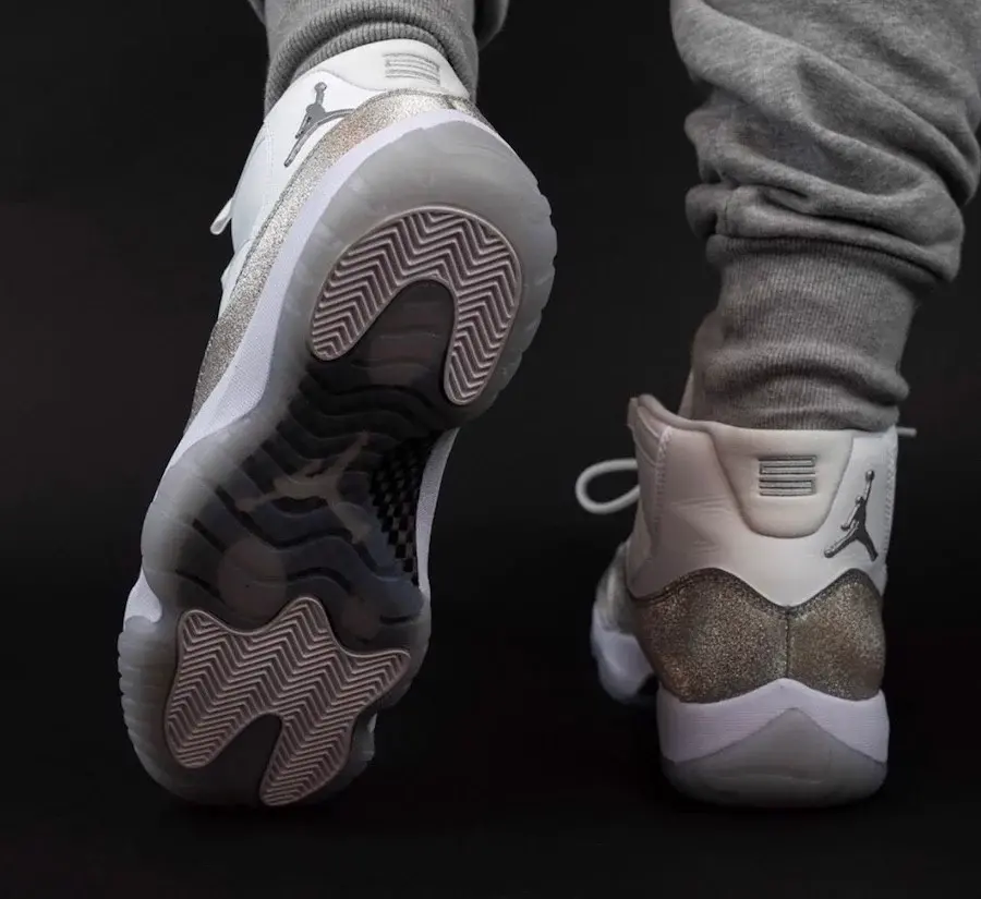 Giày Nike Wmns Air Jordan 11 Retro 'Vast Grey' AR0715-100 - Ảnh 5