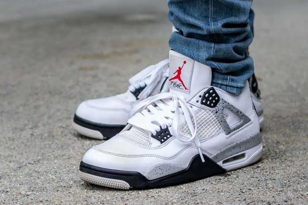 Giày Nike Air Jordan 4 Golf 'White Cement' CU9981-100 - Ảnh 9