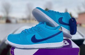 Alternative view of Giày Nike Dunk Low SB 'Blue Fury' BQ6817-400