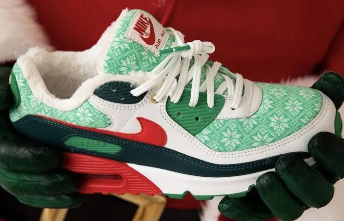 Giày Nike Air Max 90 'Christmas Sweater' DC1607-100 - Ảnh 3