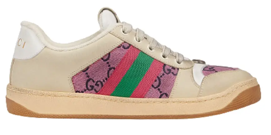 Giày Gucci Wmns Screener GG Beige Suede 570443-9SFR0-5270