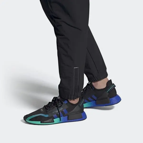 Giày Adidas NMD_R1 V2 'Black Cyan' FY5922 - Ảnh 4