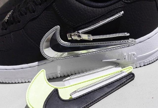 Giày Nike Air Force 1 '07 Premium 'Silver Swoosh' CW6558-001 - Ảnh 5