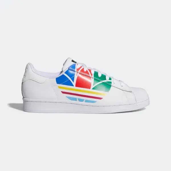 Giày Adidas Superstar Pure 'Colorful Trefoil - Cloud White' FU9519 - Ảnh 3