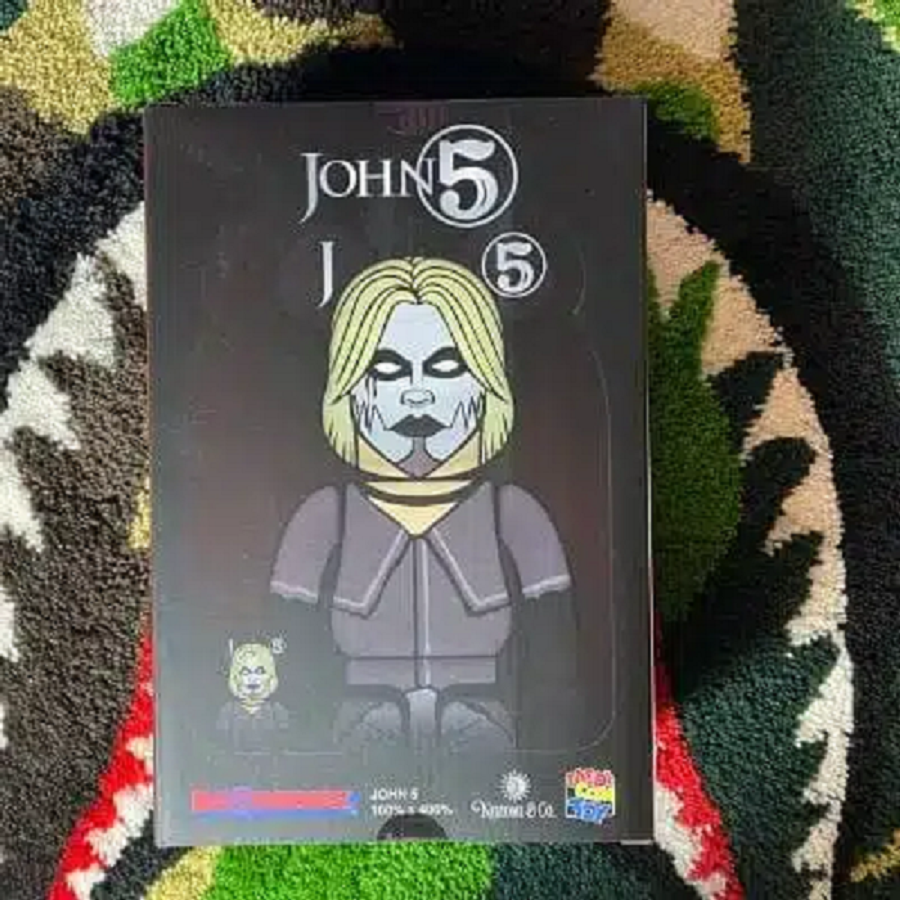 Mô Hình Bearbrick John 5 100% & 400% Black - Ảnh 2