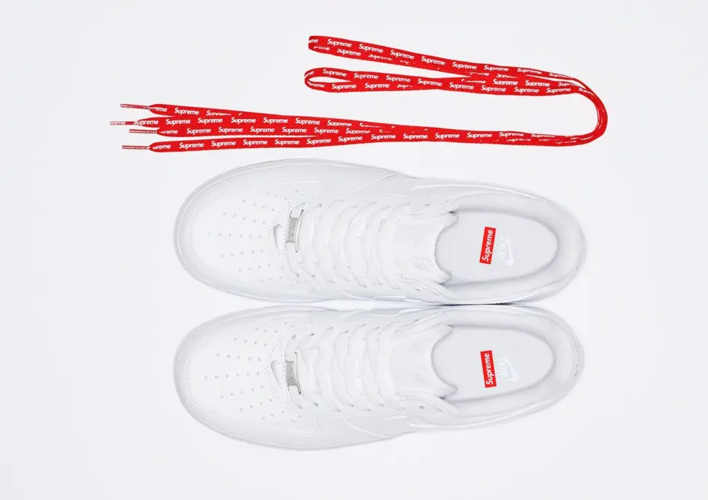 Giày Nike Air Force 1 Low Supreme 'White' CU9225-100 - Ảnh 7