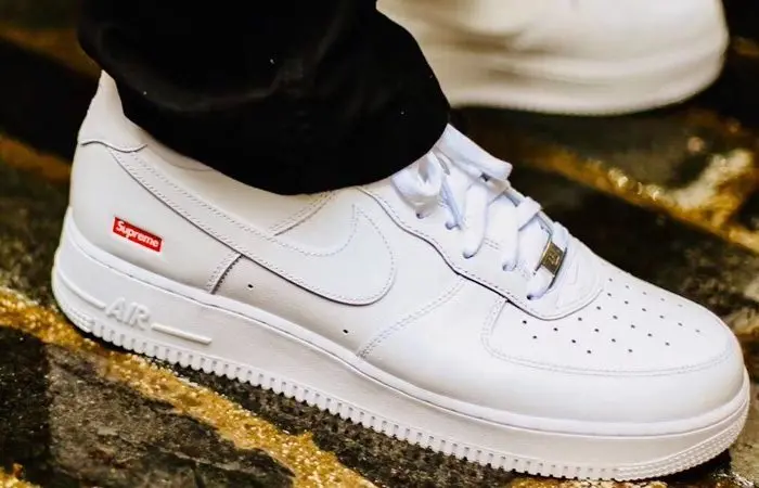 Giày Nike Air Force 1 Low Supreme 'White' CU9225-100 - Ảnh 5