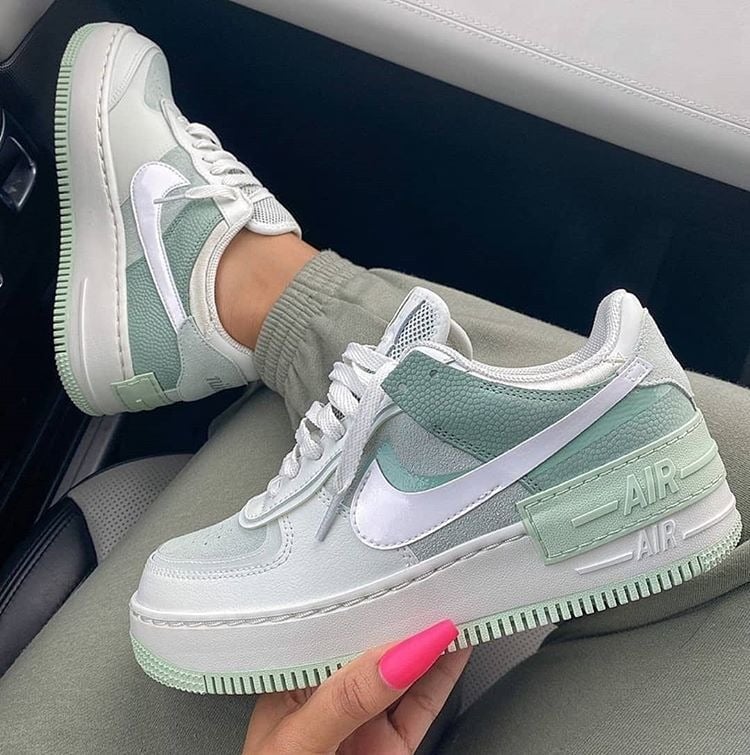 Giày Nike Wmns Air Force 1 Shadow 'Spruce Aura' CW2655-001 - Ảnh 3
