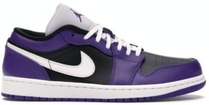 Giày Nike Air Jordan 1 Low GS "Purple Black" 553560-501