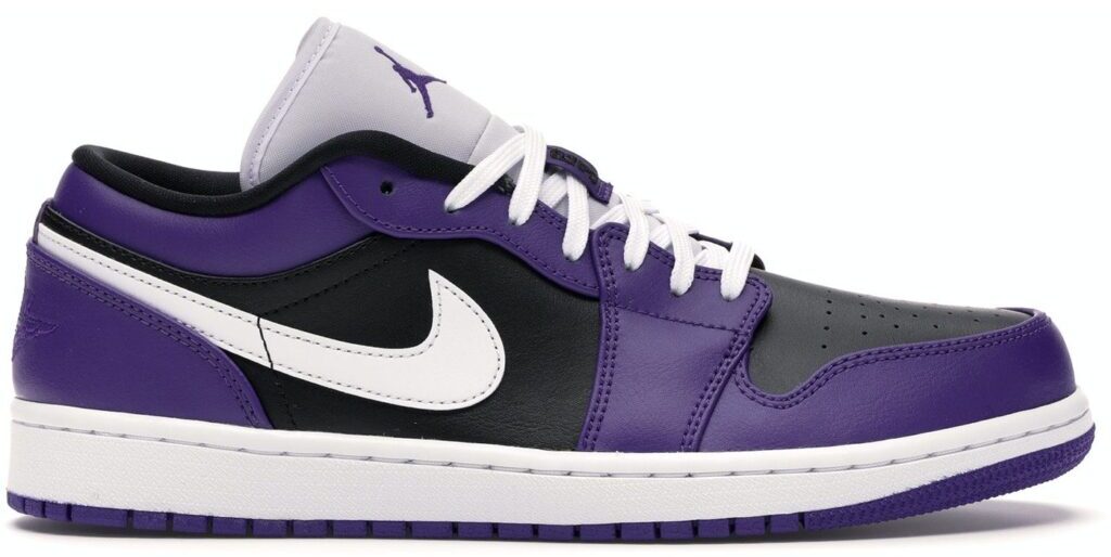 Giày Nike Air Jordan 1 Low GS "Purple Black" 553560-501