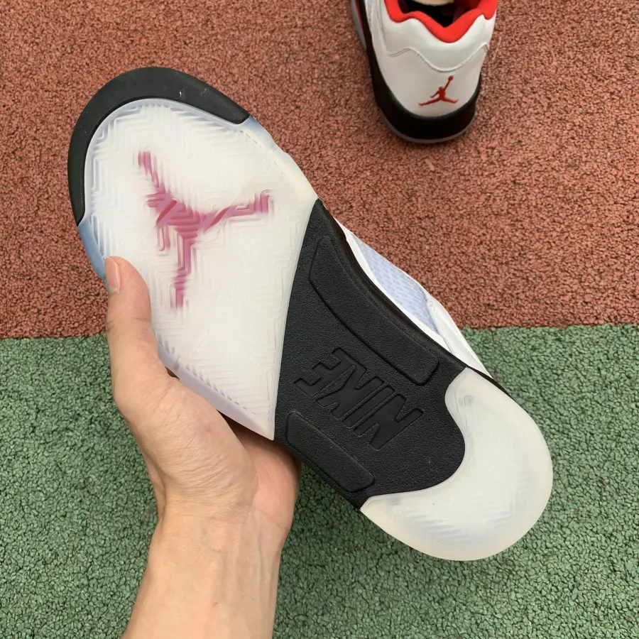 Giày Air Jordan 5 Low Golf 'Fire Red' CU4523-100 - Ảnh 4