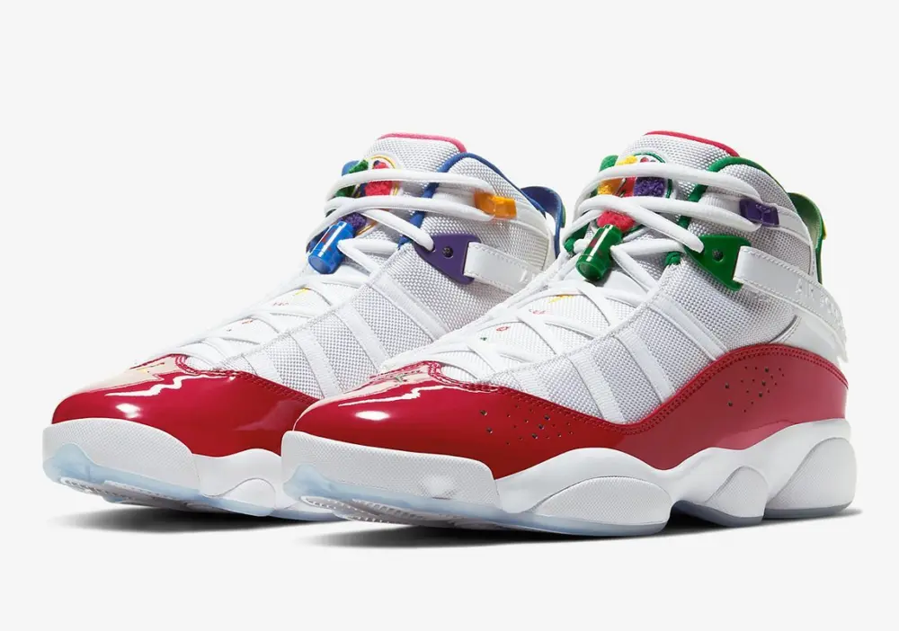 Giày Nike Air Jordan 6 Rings 'Multi-Color' CW7003-100 - Ảnh 3