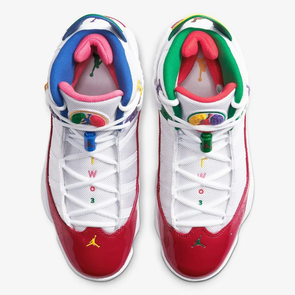 Alternative view of Giày Nike Air Jordan 6 Rings 'Multi-Color' CW7003-100
