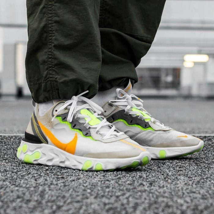 Giày Nike React Element 87 'Light Orewood' AQ1090-101 - Ảnh 4