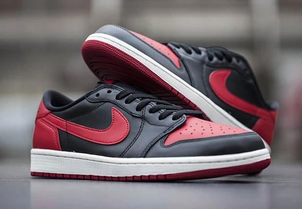 Giày Nike Air Jordan 1 Retro Low OG GS 'Bred' 709999-001 - Ảnh 5