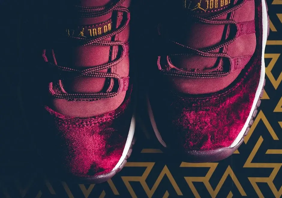 Alternative view of Giày Nike Air Jordan 11 Retro GG Heiress 'Velvet' 852625-650