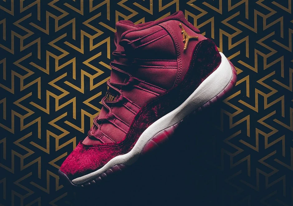 Giày Nike Air Jordan 11 Retro GG Heiress 'Velvet' 852625-650 - Ảnh 7