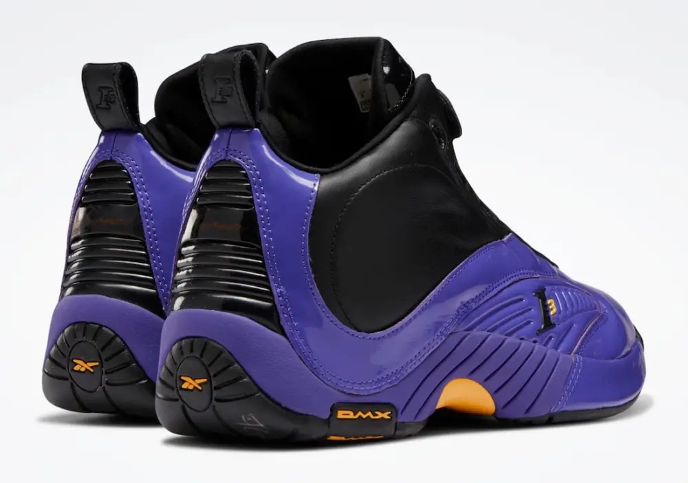 Alternative view of Giày Reebok Answer IV Lakers 'Purple - Yellow' G55119