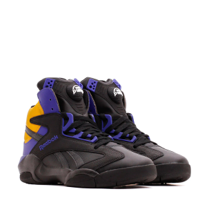 Alternative view of Giày Reebok Shaq Attaq Los Angeles Lakers 'Black Purple' GY7127