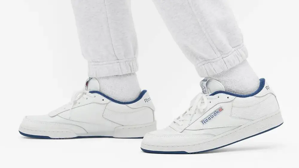 Alternative view of Giày Reebok Club C 85 TV 'White Blue' GX5419