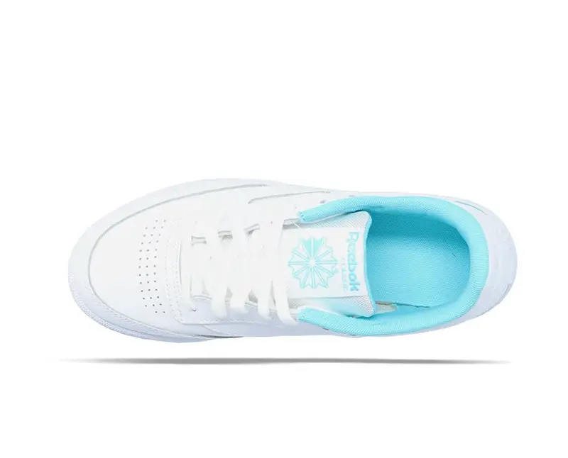 Alternative view of Giày Reebok Club C 85 'White Neon Blue' FV1096