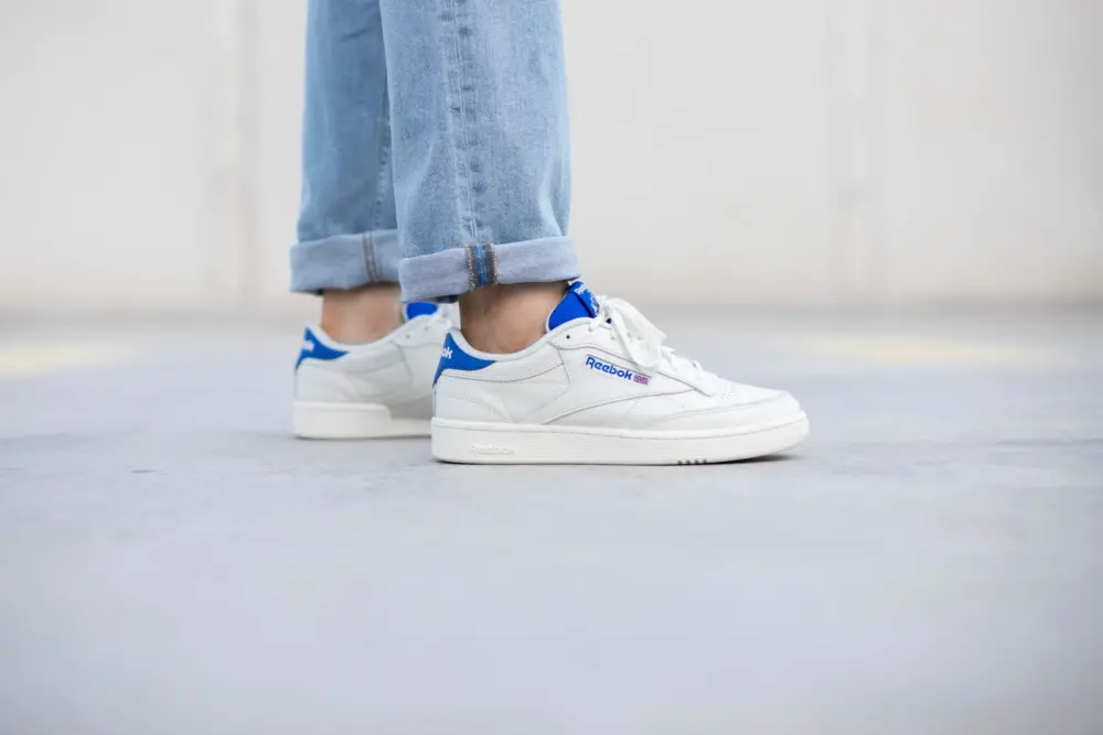 Alternative view of Giày Reebok Club C 85 MU 'Chalk Humble Blue' EF3252