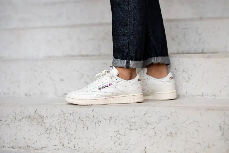 Alternative view of Giày Reebok Club C 85 Vintage 'Chalk Maroon' DV8812