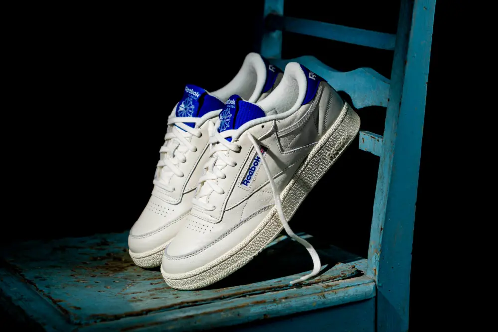 Giày Reebok Club C 85 MU 'Chalk Humble Blue' EF3252 - Ảnh 5