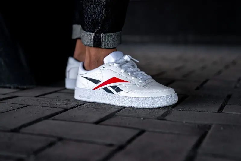 Alternative view of Giày Reebok Club C 85 MU 'White Scarlett Red Navy' EH0640