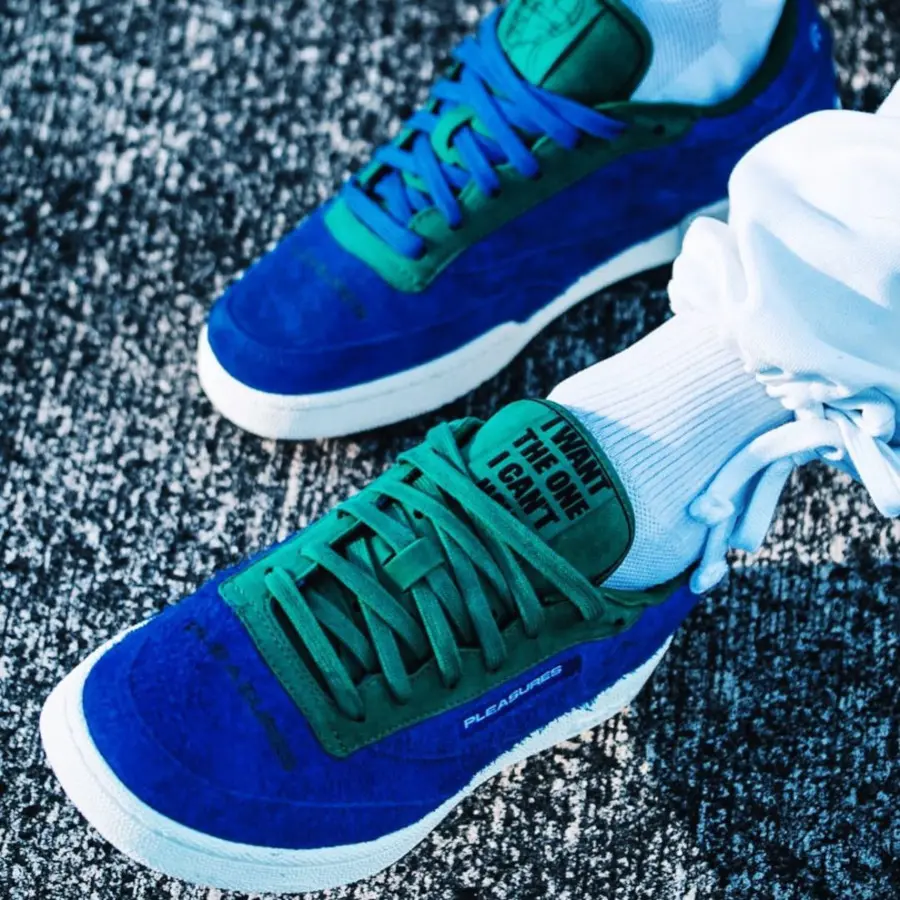 Giày Reebok Pleasures x Club C 'Vital Blue' DV9908 - Ảnh 5
