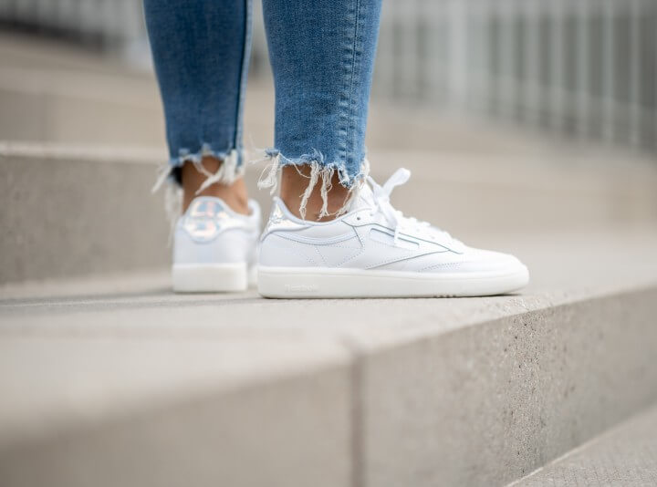 Giày Reebok Wmns Club C 85 'White' CN7753 - Ảnh 3