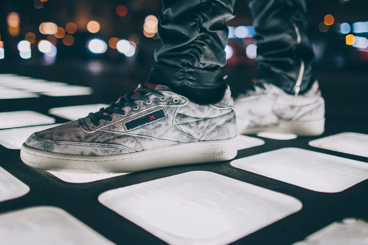 Giày Reebok Kendrick Lamar x Club C 'Acid Wash' BS8205 - Ảnh 4