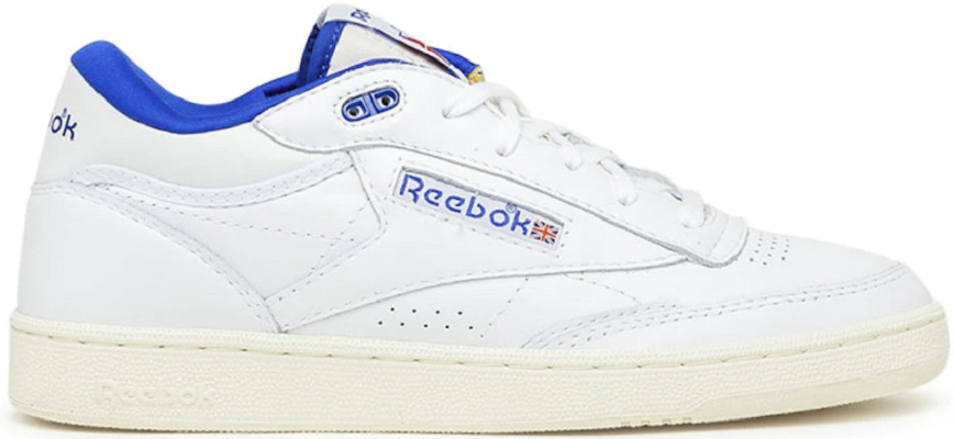 Giày Reebok Club C Mid II Vintage 'White Bright Cobalt' H69121