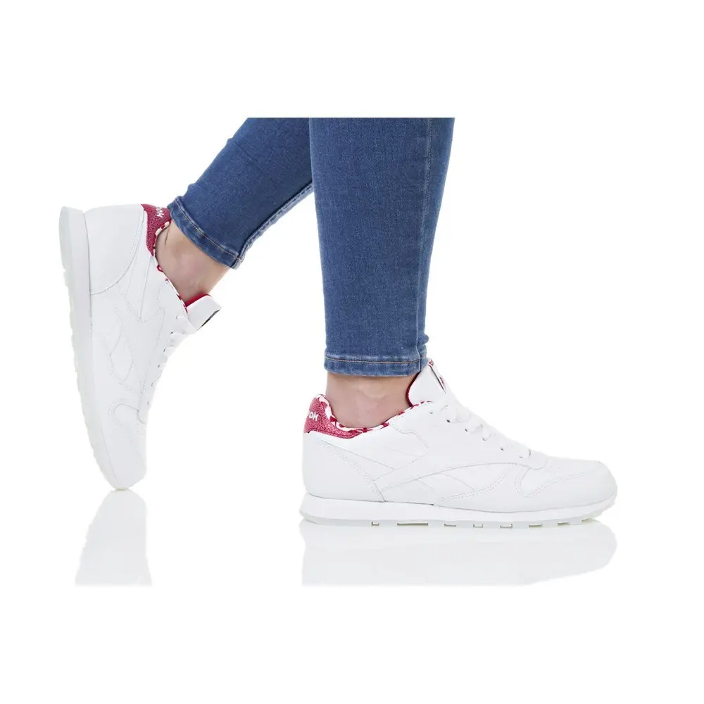Giày Reebok Classic Leather Hearts 'White' CM9191 - Ảnh 5