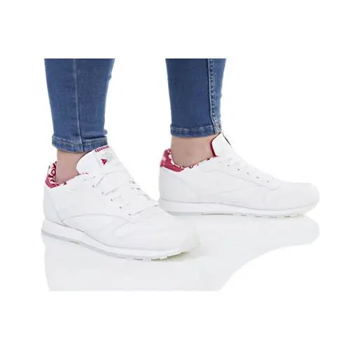 Giày Reebok Classic Leather Hearts 'White' CM9191 - Ảnh 3