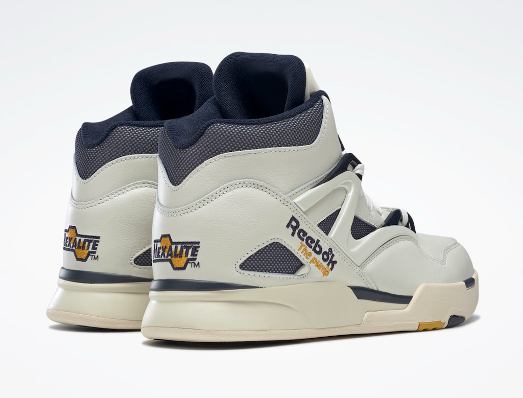 Giày Reebok Pump Omni Zone 2 'Chalk Vector Navy' GY5301 - Ảnh 2