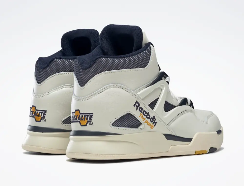 Alternative view of Giày Reebok Pump Omni Zone 2 'Chalk Vector Navy' GY5301