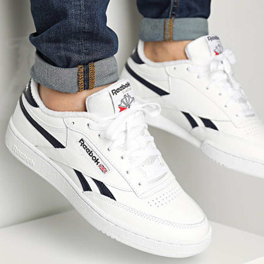 Giày Reebok Club C Revenge ‘White Vector Navy’ H04168 - Ảnh 2