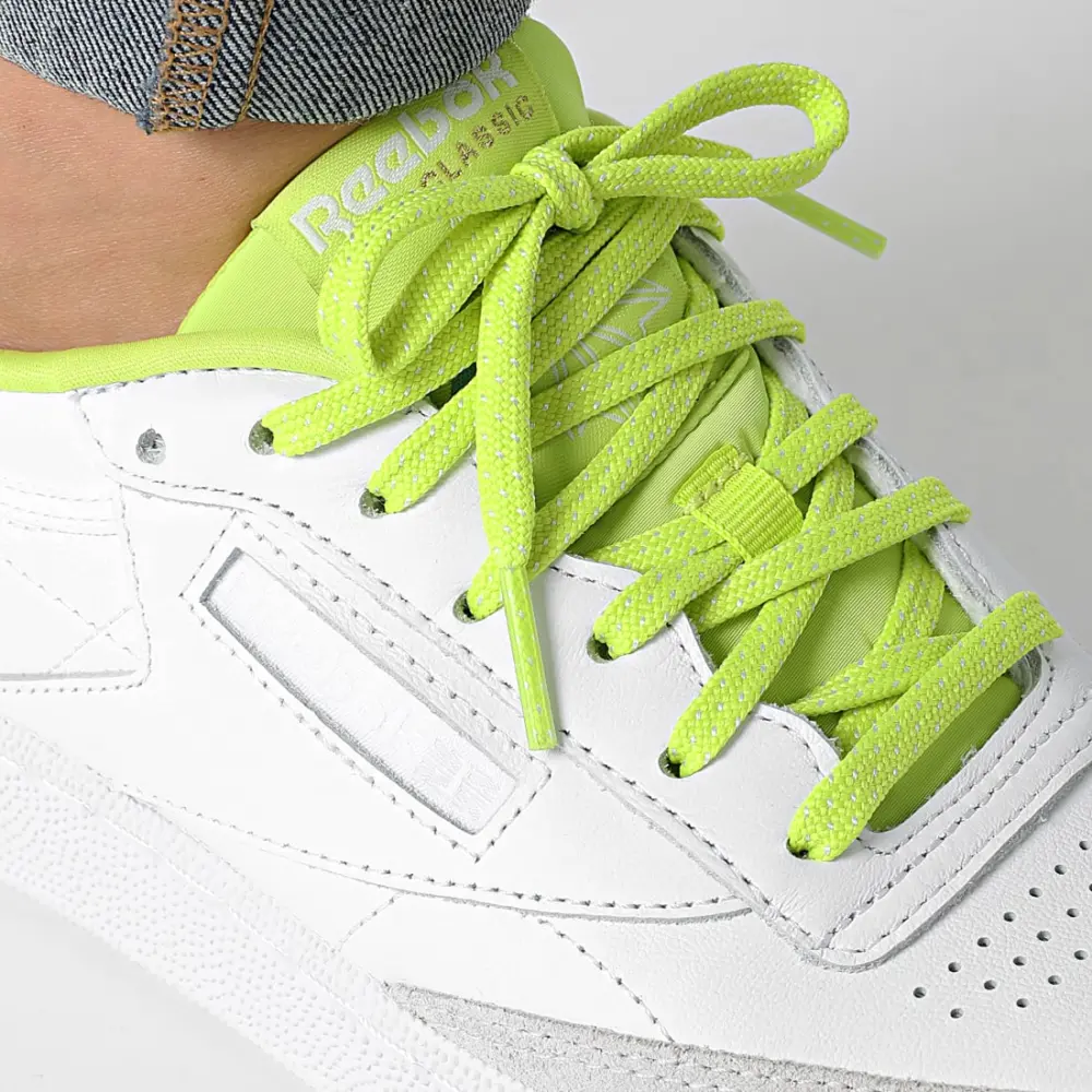 Giày Reebok Club C 85 'White Acid Yellow' GW5439 - Ảnh 4