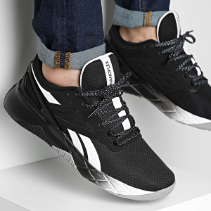 Alternative view of Giày Reebok Nanoflex TR 'Black Pure Grey' GZ0245